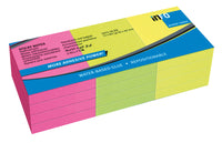 Info Notes In-5653-39-Pn Powernotes 50X40Mm Ass. Brilliant Pak 12 Blok.