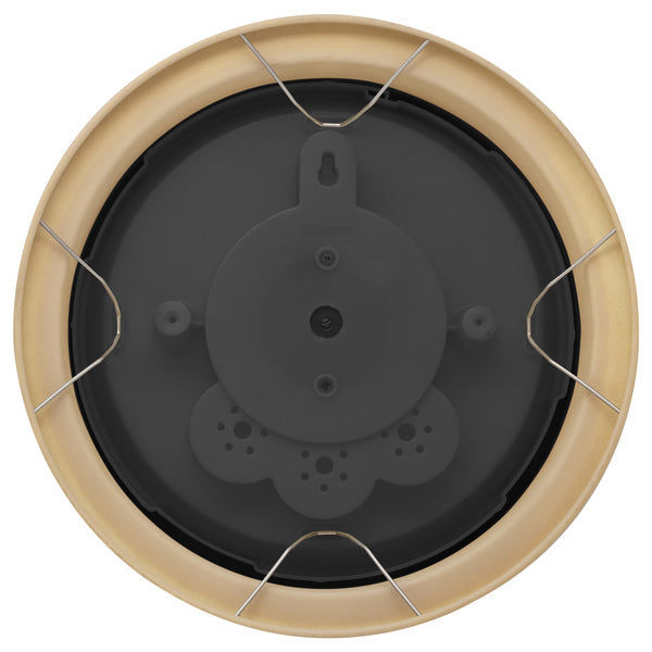 Nextime Ne-4303Br Buiten Barometer 22Cm Metaal Bruin Orchid