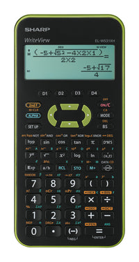 Citizen Sh-Elw531Xhgr Calculator Sharp Elw531Xhgr Zwart-Groen Wetenschappelijk Write View