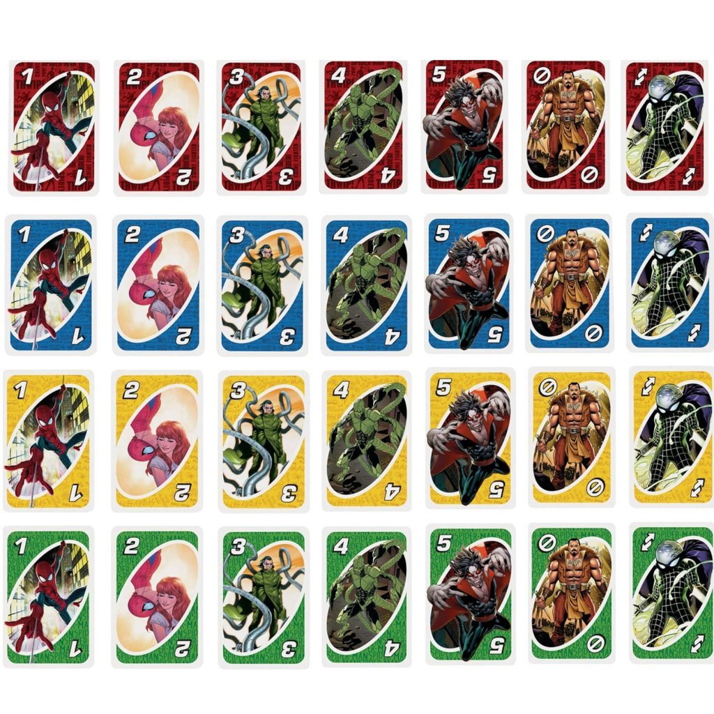 Mattel Uno The Amazing Spiderman
