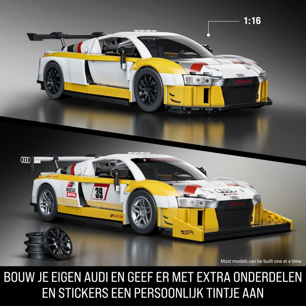 Mattel Hot Wheels Mega Elite Series Audi R8 Lms