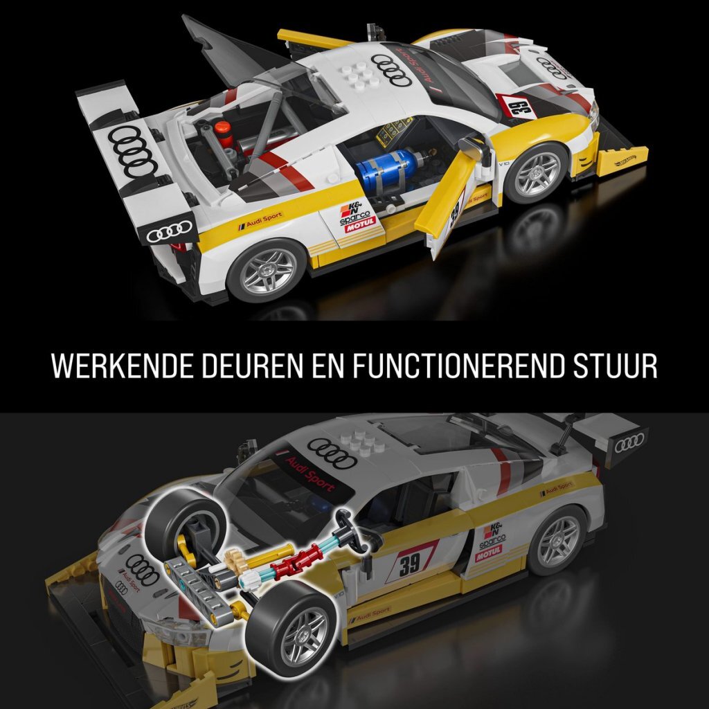 Mattel Hot Wheels Mega Elite Series Audi R8 Lms