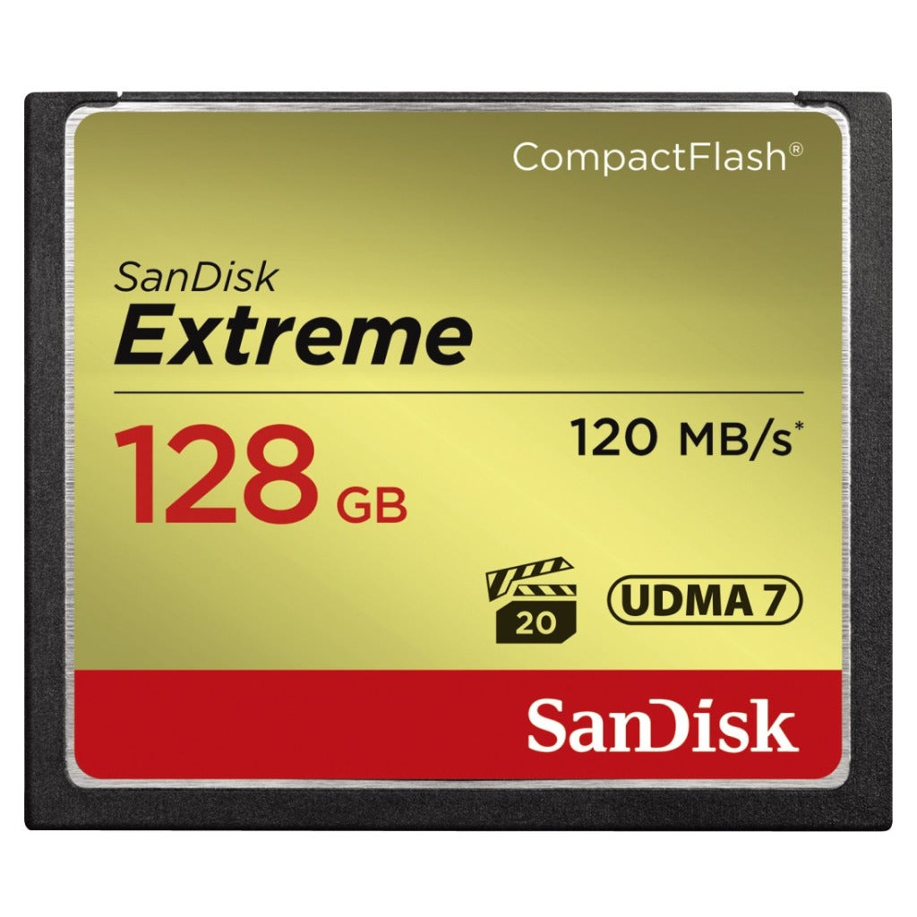 Sandisk Cf Extreme 128Gb 120Mb/S Read 85Mb/S Write