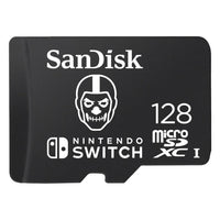 Sandisk Microsdxc Extreme Gaming 128Gb Nintendo Licensed Fortnite Skull Trooper