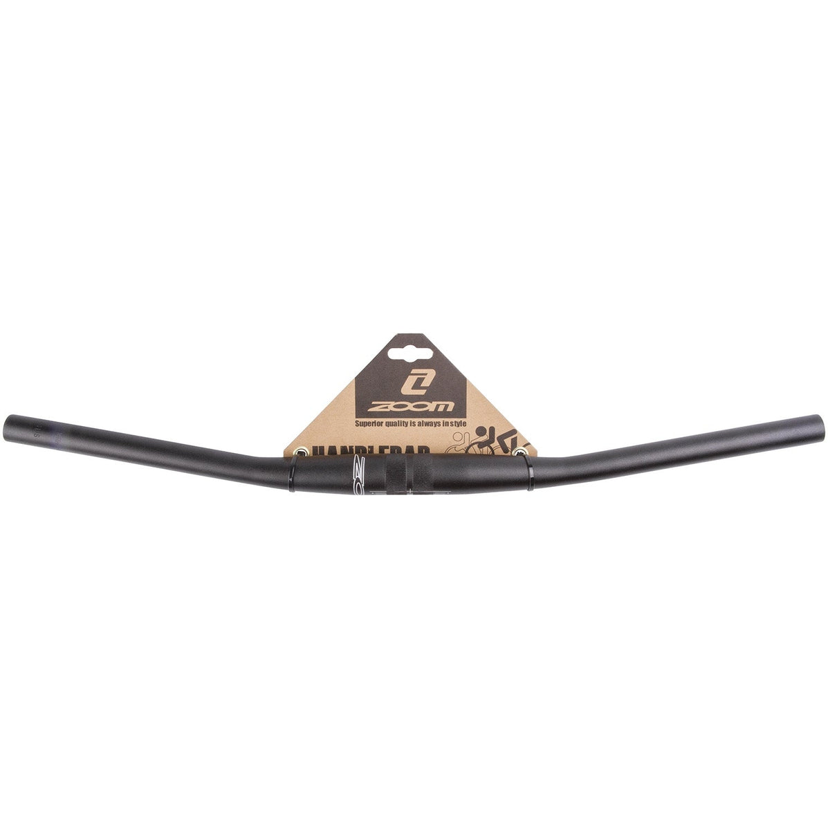 Stuur Zoom Mtb 31.8X620Mm - Mat Zwart