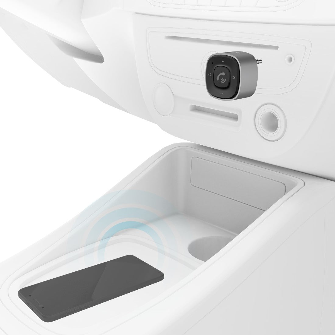 Hama Bluetooth-Receiver For Car 3,5Mm Jack And Usb Charger