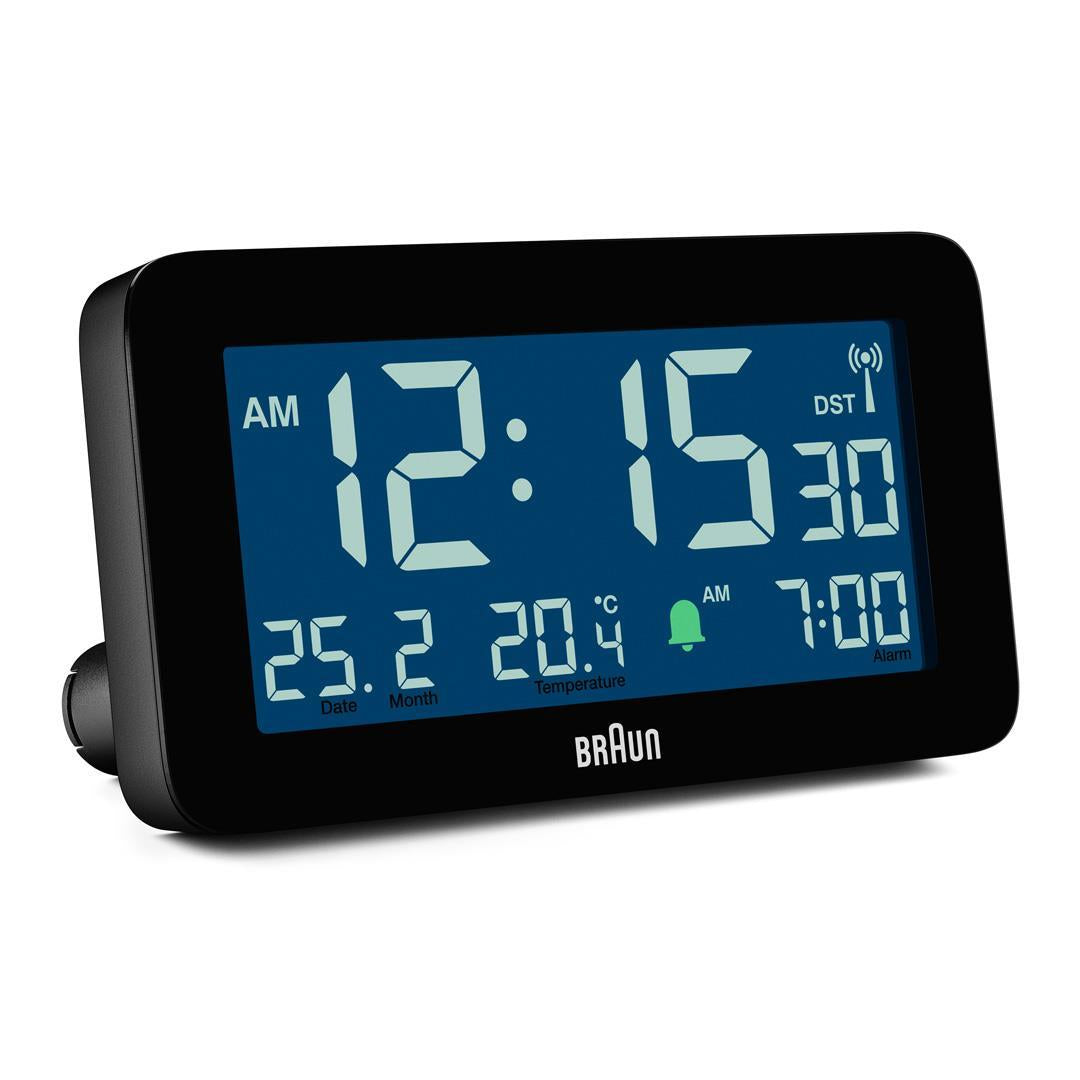 Braun Bc10 Dcf-B Radio Alarm Clock Black