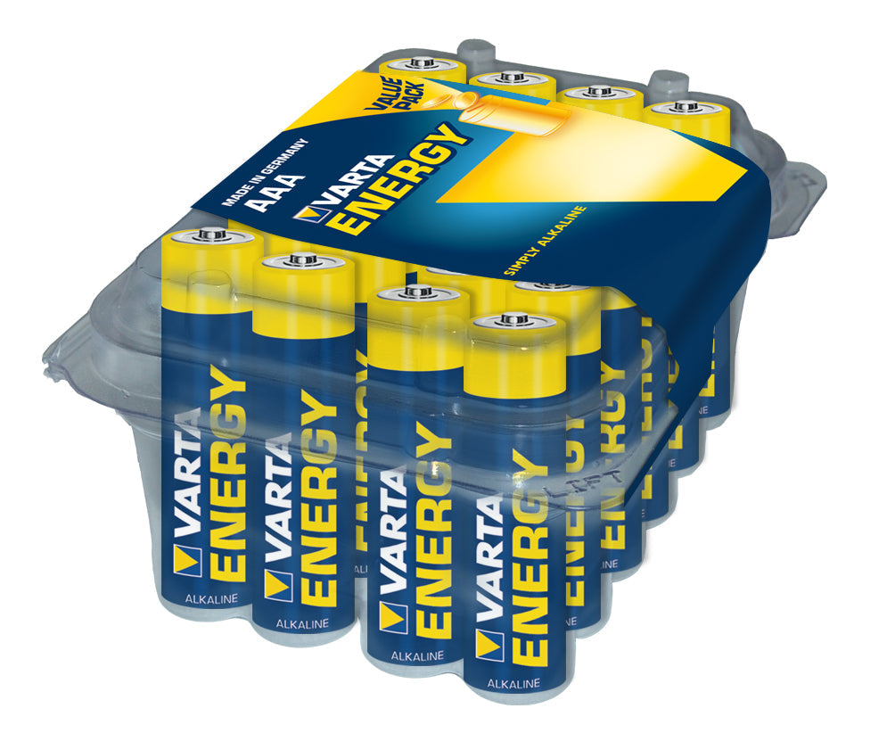 Batterij Varta Energy Alkaline Aaa/Lr03 (Box = 24Stuks)