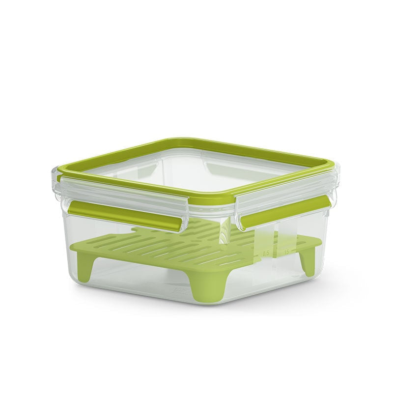 Emsa Clip&Go Food Storage Box Green 1,3 L