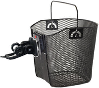 Afneembare Fietsmand Mighty Met Stuurbevestiging - Zwart