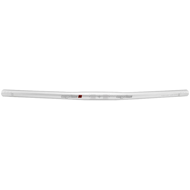 Stuur Ergotec Flat Bar 25,4X600 Mm - Zilver