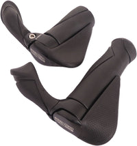 Handvatpaar Ergotec Mf2 Kraton / Aluminium 130 + 87 Mm - Zwart