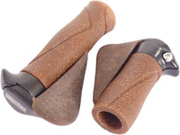 Handvatpaar Ergotec Mf1 Kurk / Aluminium 130+87 Mm - Bruin / Zwart