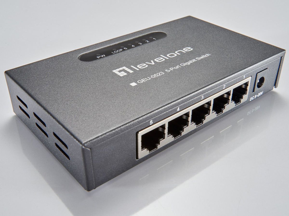 Level One Geu-0523 5-Port Gigabit Switch