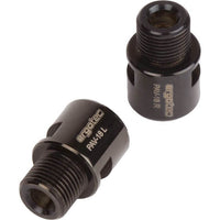 Pedaal Asverlenger 9/16" Ergotec - Rvs Zwart