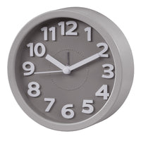 Hama Alarm Clock Retro, Round Taupe, Silent 186324