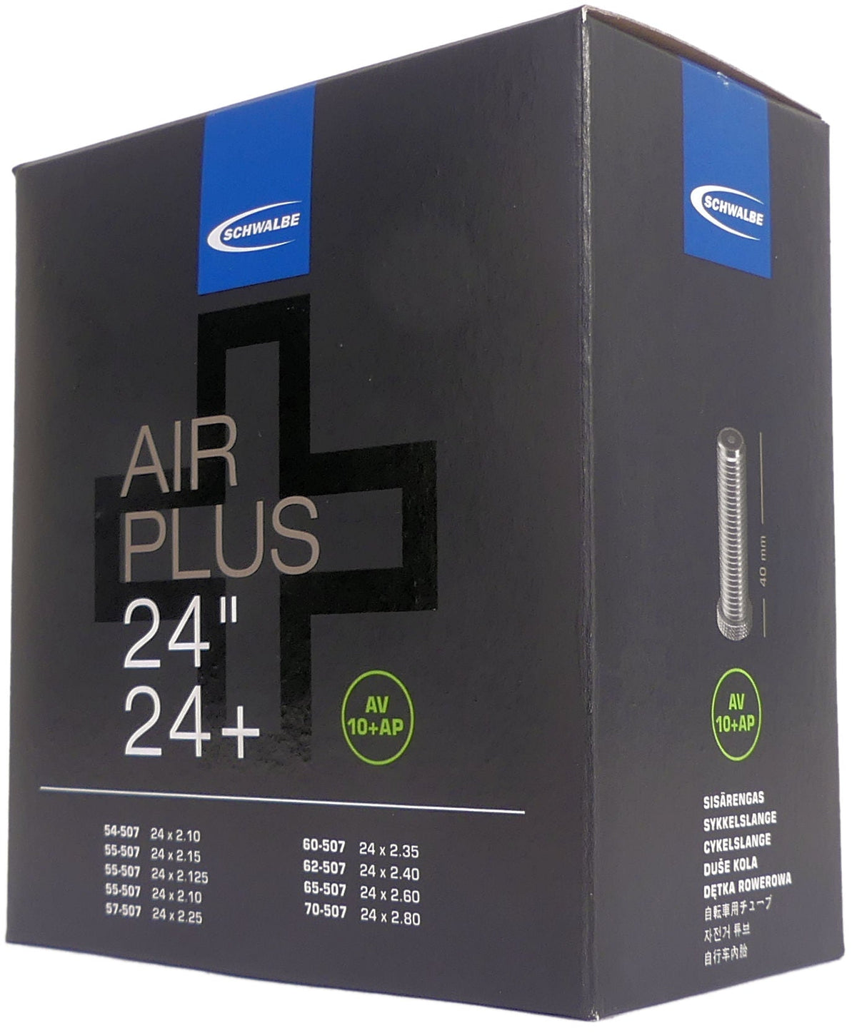 Binnenband Schwalbe Av10L-Ap Air Plus 24'' 54/70-507 Ib Av 40Mm Ventiel