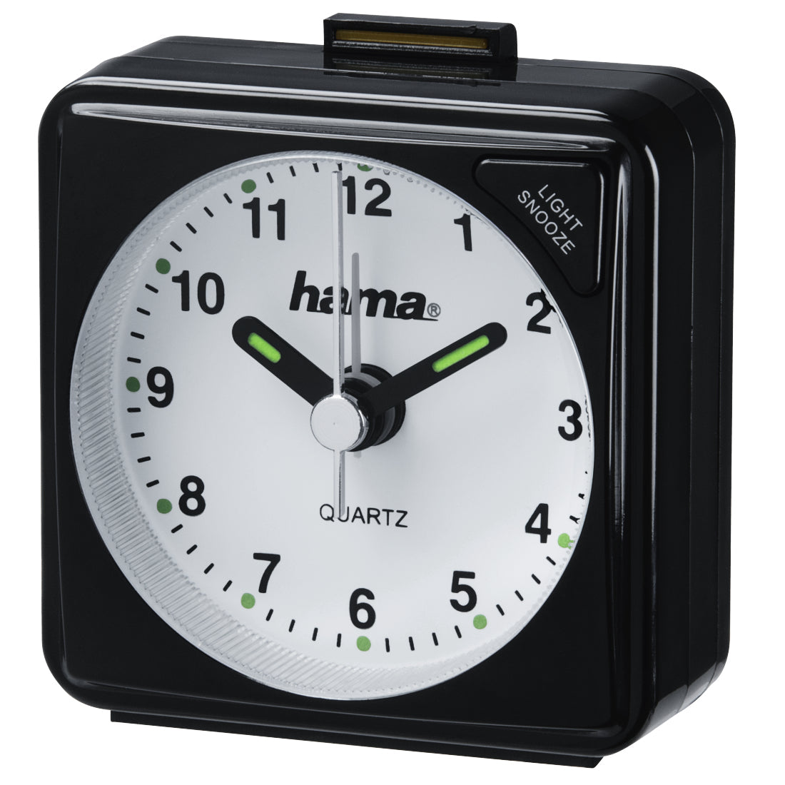 Hama Travel Clock A50, Black Fluorescent Hand 186329