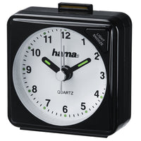 Hama Travel Clock A50, Black Fluorescent Hand 186329
