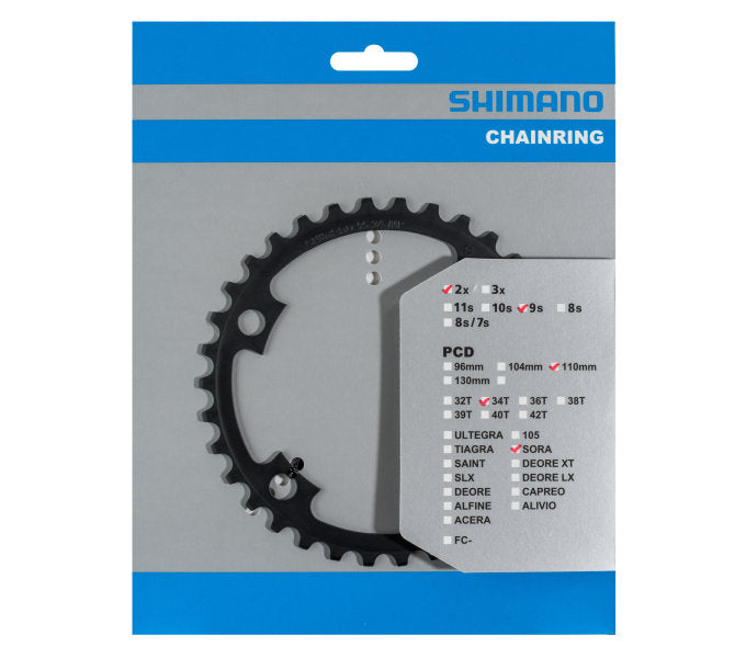 Kettingblad 34T Shimano Sora Fc-R3000 - 9 Speed
