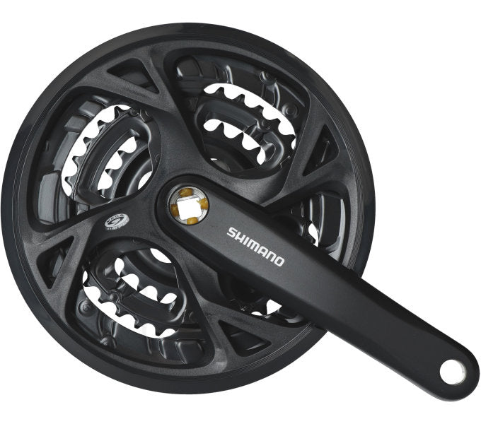 Crankstel 3 X 9 Speed Shimano Altus Fc-M371 Met 175Mm Crankarm 48-36-26T - Zwart