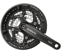 Crankstel 3 X 10 Speed Shimano Trekking Fc-T521 Met 175Mm Crankarm 48-36-26T Octalink - Zwart