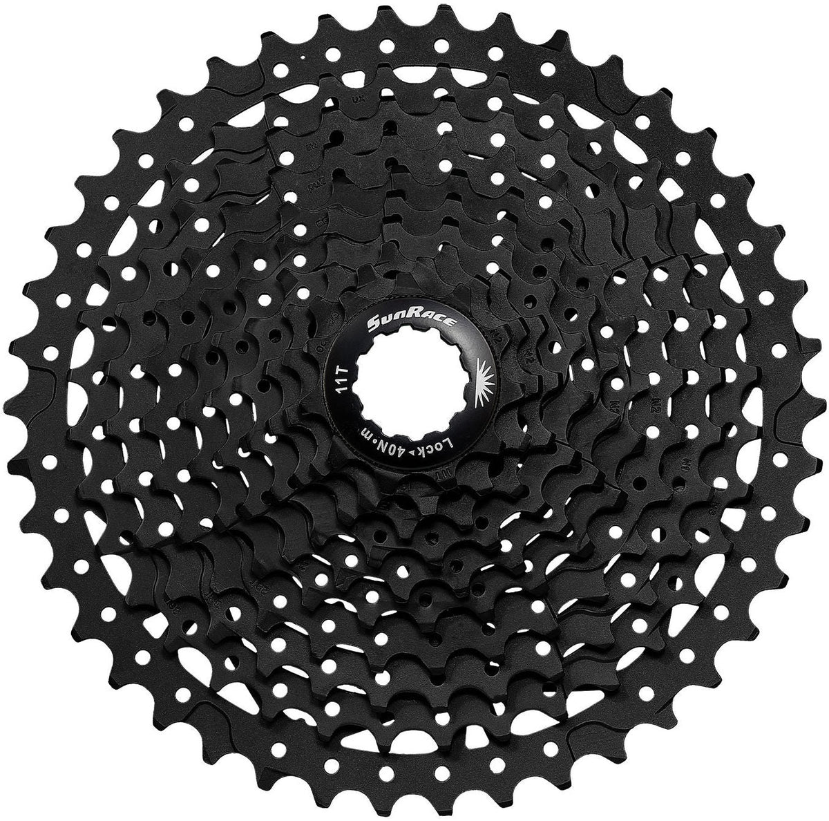 Cassette Sunrace Csms3 10 Speed - 11-40T - Zwart