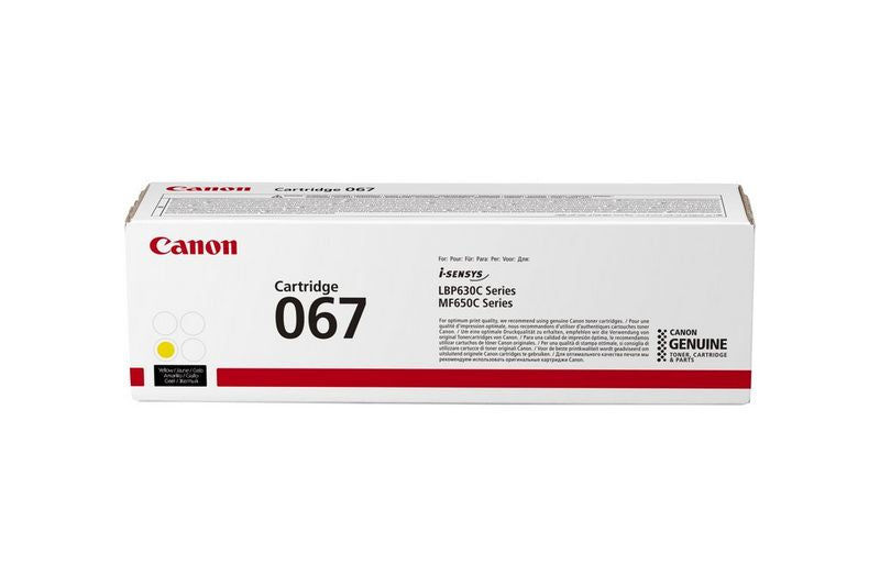 Canon Toner Cartridge 067 Y Yellow