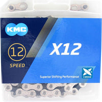 Kmc Ketting X12 Silver/Black 126S