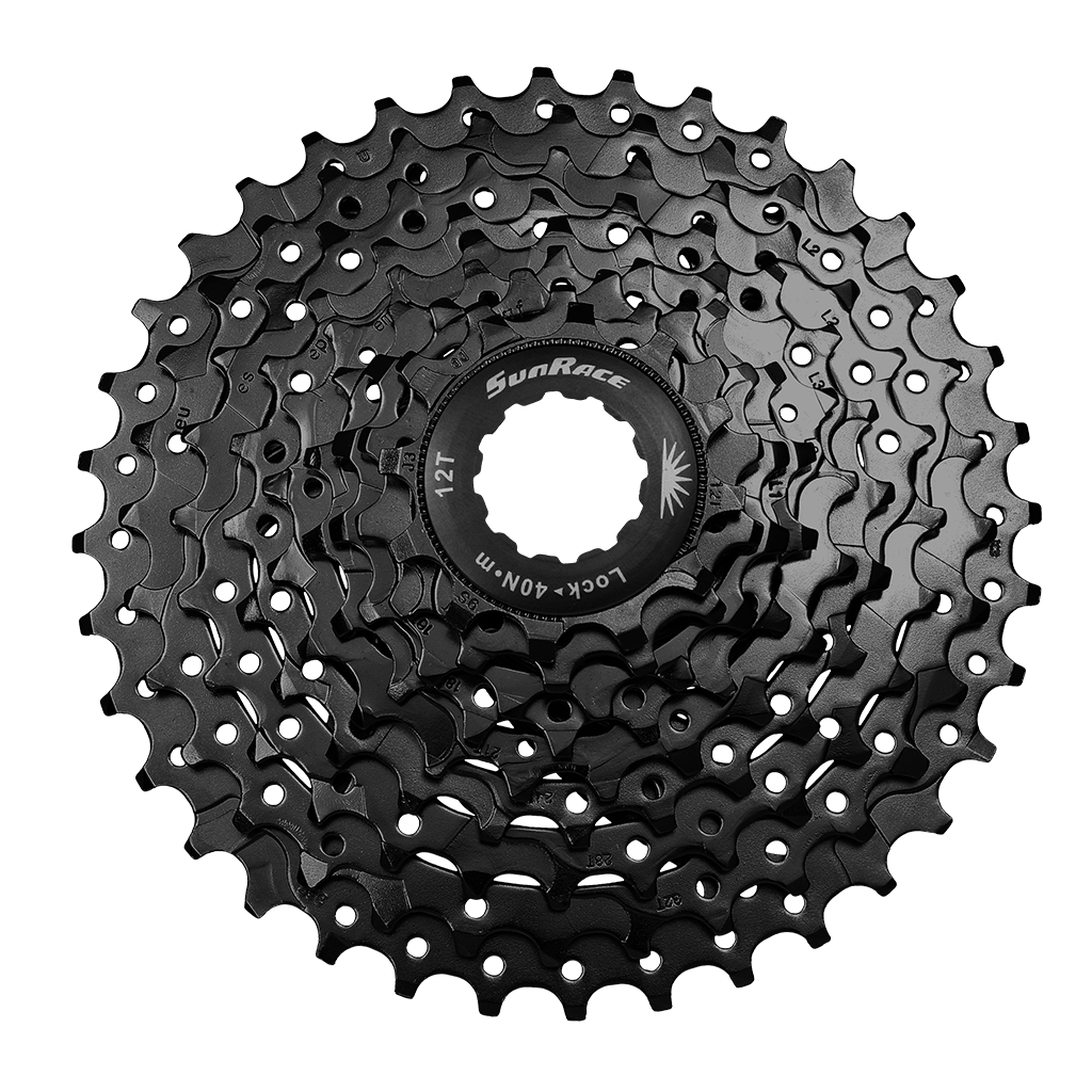 Cassette 9 Speed Sunrace Csm98 11-36T - Zwart