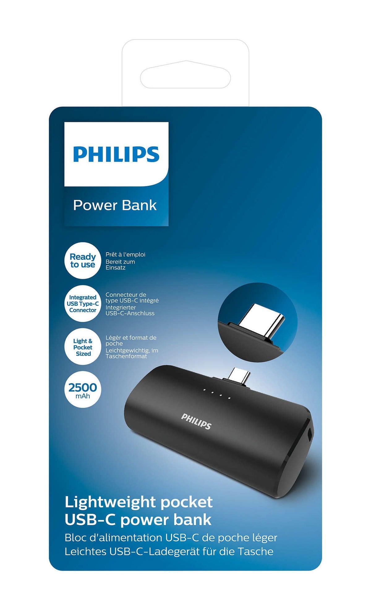 Philips Powerbank 2500Mah With Usb-C Connector