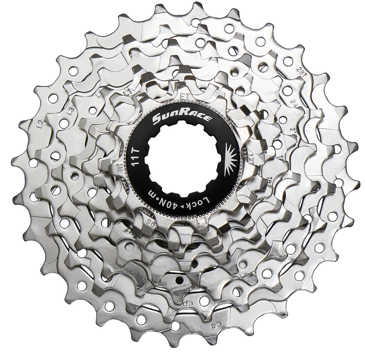 Cassette 9 Speed Sunrace Csr91 11-25T - Zilver