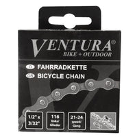 Ketting 8 Speed Ventura 1/2 X 3/32" 116 Schakels - Inclusief Sluitschakel
