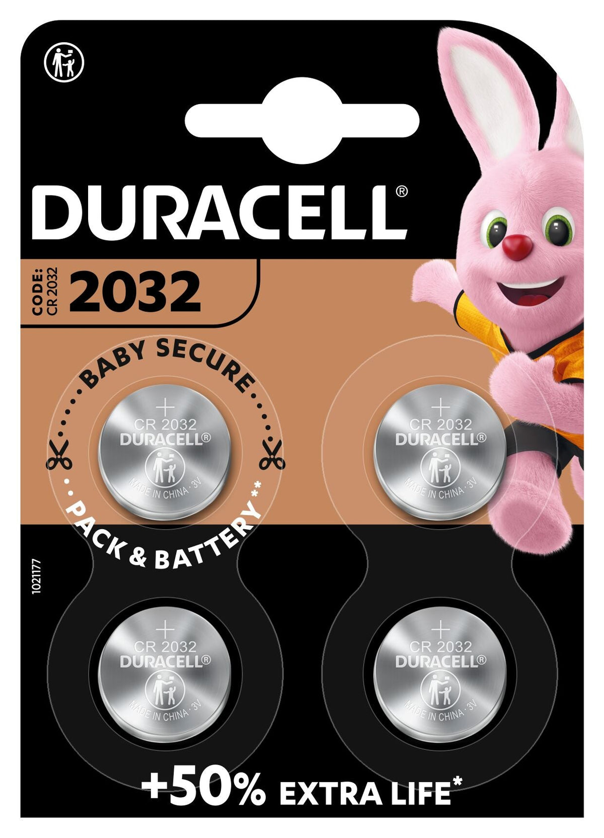Duracell Knoopcel Lith A4 2032
