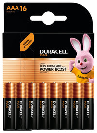 1X16 Duracell Plus Power Boost Mn2400 Aaa Micro Lr03 1,5V