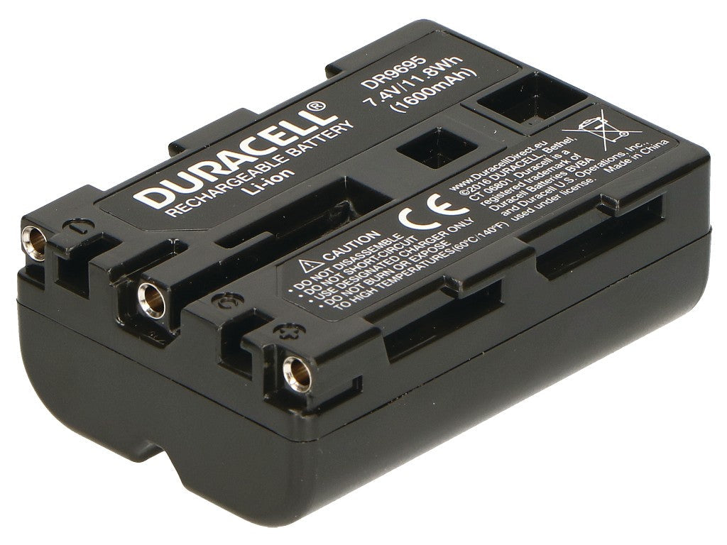 Duracell Li-Ion Battery 1600Mah For Sony Np-Fm500H