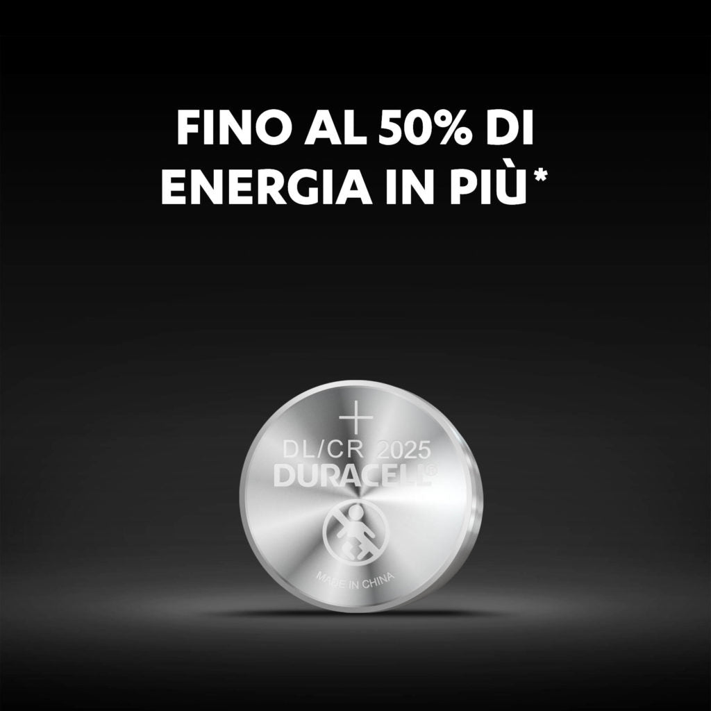 1X2 Duracell Cr 2025 Lithium Coin Battery