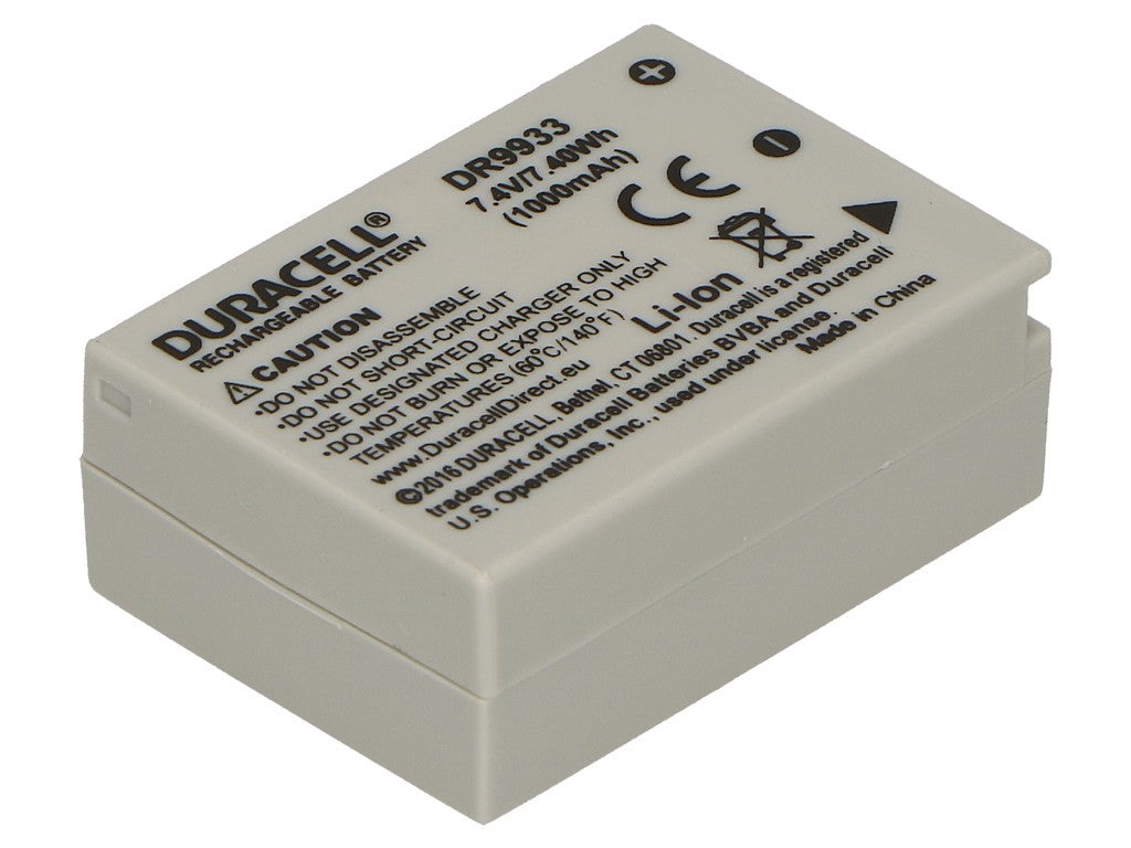 Duracell Li-Ion Bat. 1000Mah For Canon Nb-7L