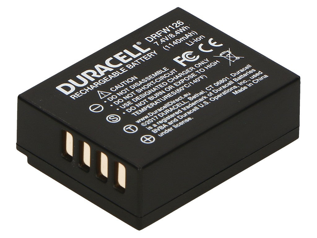Duracell Li-Ion Battery 1140Mah For Fujifilm Np-W126
