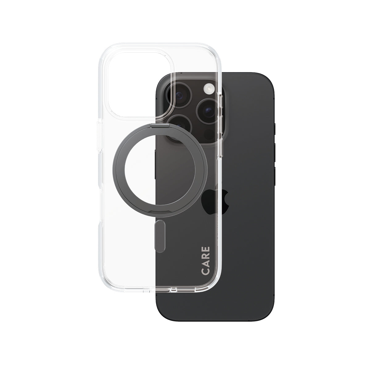 Care By Panzerglass Feature Case Transp. Bk Magsafe Ip 16 Pro