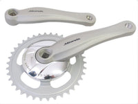 Crankstel 38T Miranda Beta 1 Mdl. Gazelle 170Mm Met Een 9.2Cm Disc - Zilver