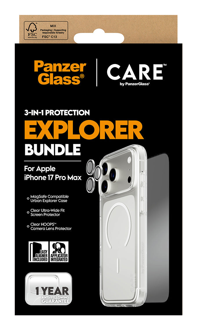 Panzerglass Care By Panzerglass 3-In-1 Expl Set Ip 17 Pro Max