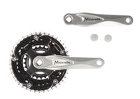 Crankstel 8 Speed Miranda Alfa 3, 42/34/24T 5Mm - Zilver