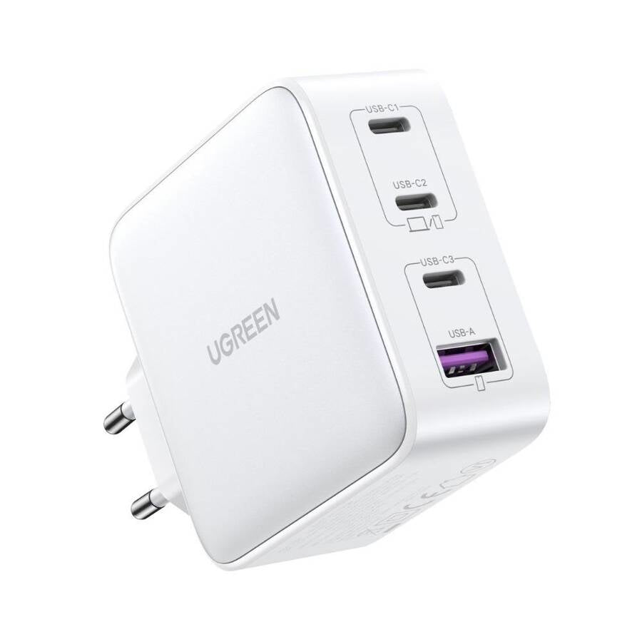Ugreen Usb-A+3Xusb-C 100W Gan Tech Fast Wall Charger Eu White