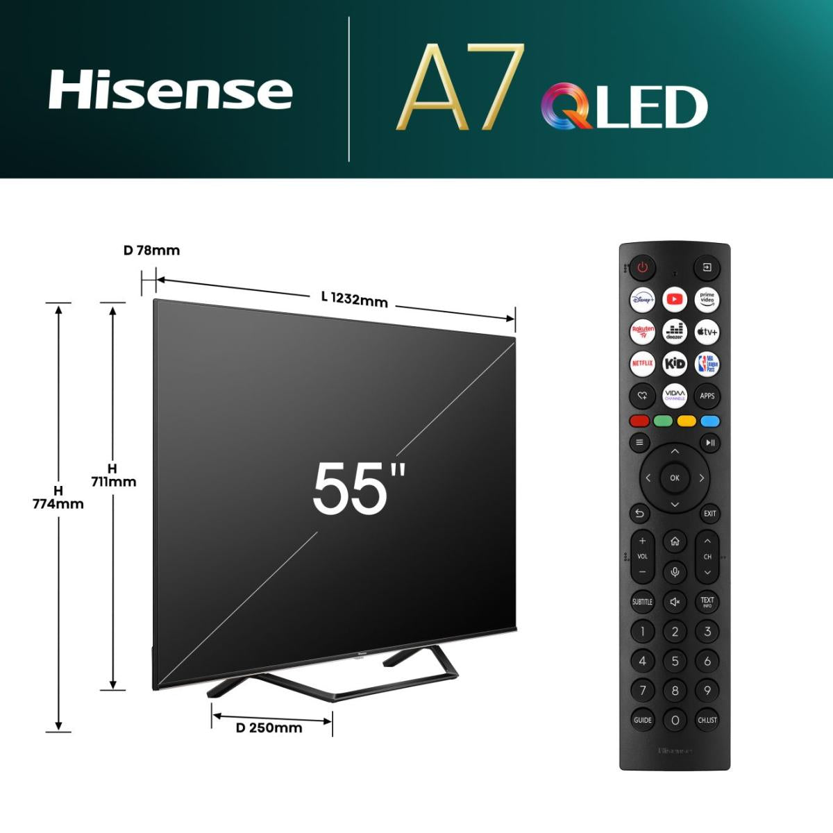 Hisense 55A7Nq
