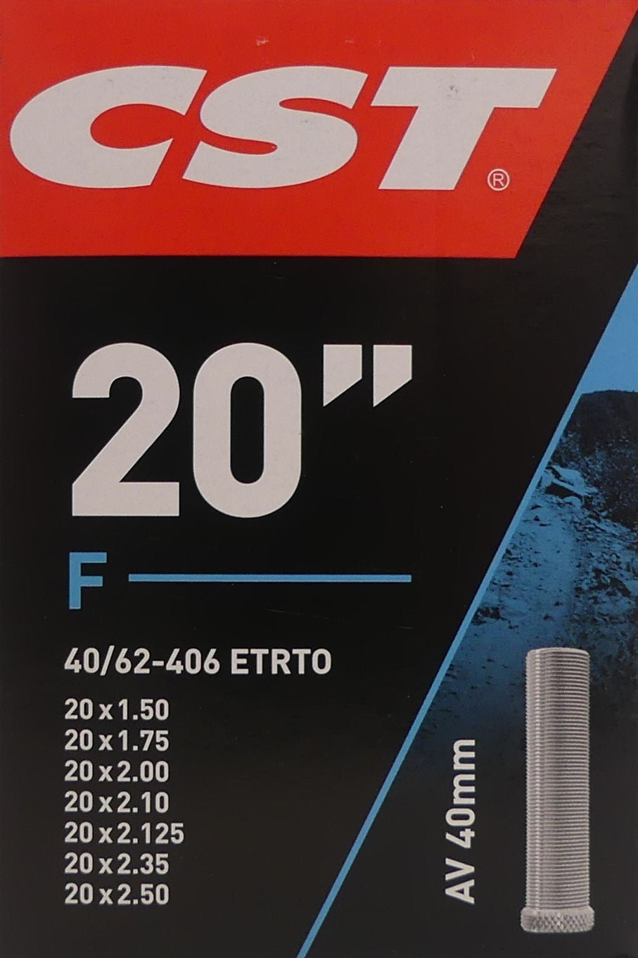 Binnenband Cst Av40 20 X 1.50-2.40" / 40/62-406
