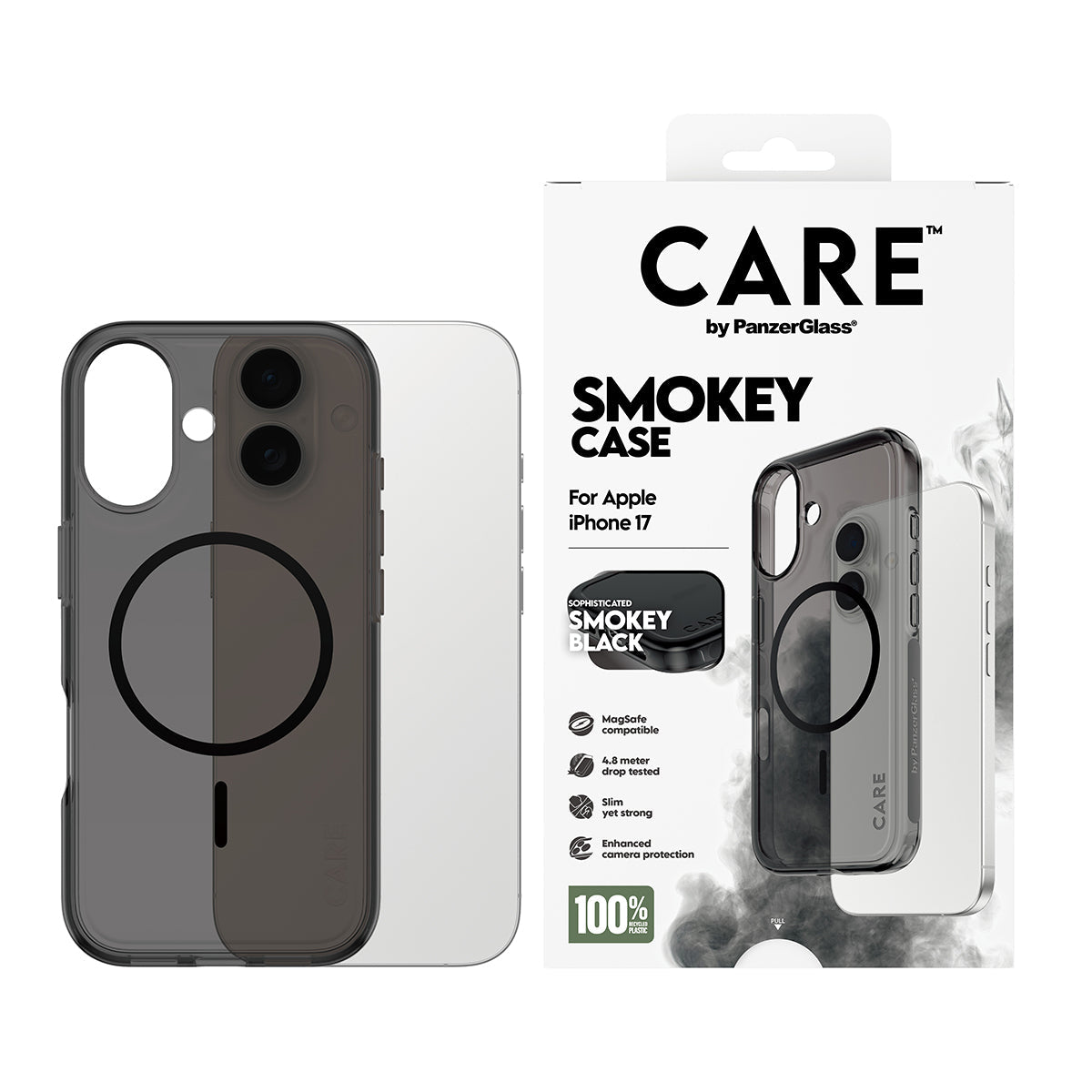 Care By Panzerglass Case Urban Expl Smokey Bk Magsafe Ip 17
