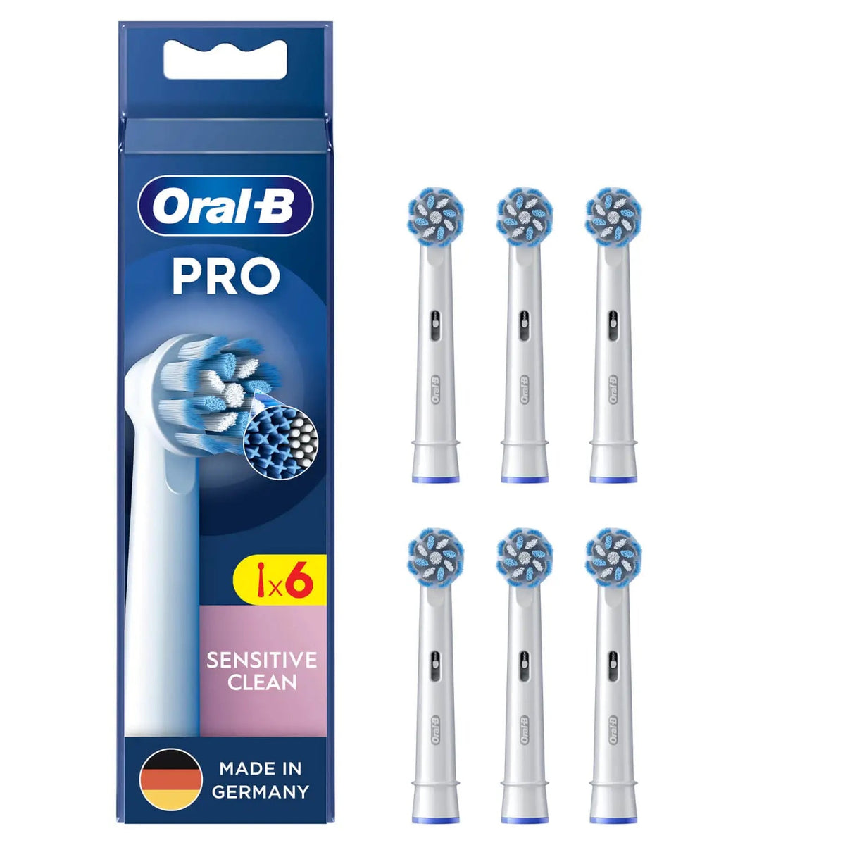 Oral-B Toothbrush Heads Pro Sensitive Clean 6 Pcs.