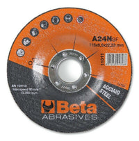 Afbraamschijven Beta Tools Ø125 Mm Voor Staal Met Doorgezet Center (10 Stuks)