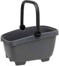 Gerecyclede (Honden)Fietsmand New Looxs Clipper 28 Liter - 49 X 37 X 29 Cm - Anthraciet